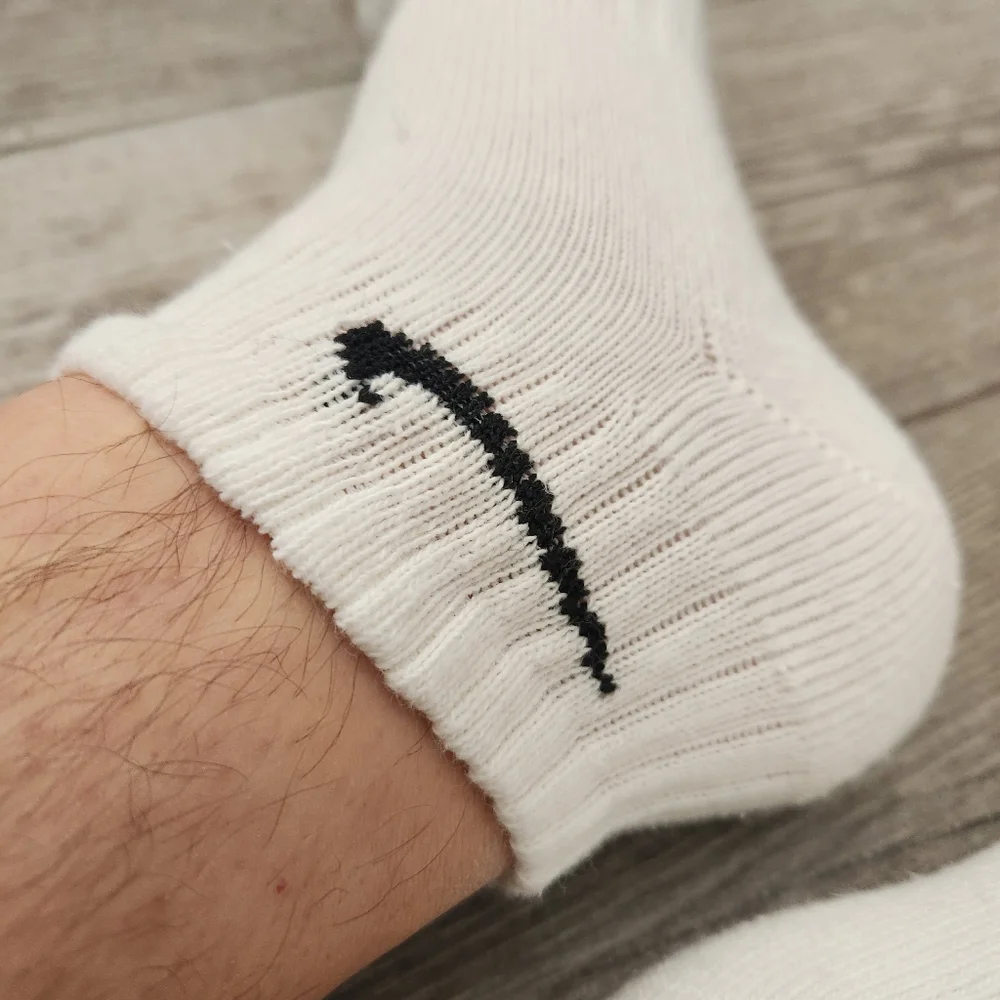 Men's Nike White Athletic Ankle Socks
